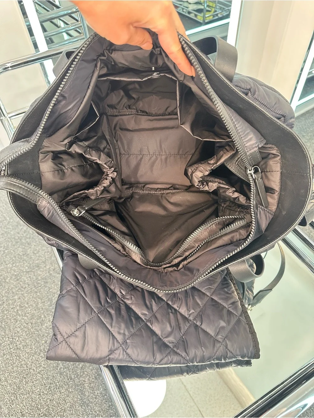 Moncler Padded Diaper/Changing Bag